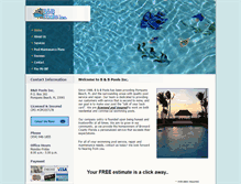 Tablet Screenshot of bbpoolsinc.com